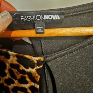 Cheetah Cutout Dress